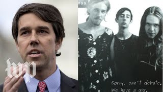 Beto O’Rourke was in a punk rock band The Texas GOP tried to shame him [upl. by Lomax358]