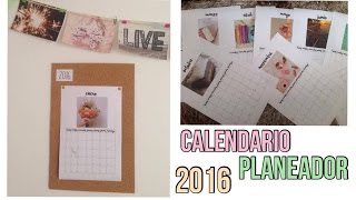 Como hacer un calendario y programador I DIY vuelta a clases [upl. by Cele]