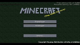 Minecraft Alpha 10160513 Lilypad [upl. by Dorthea]