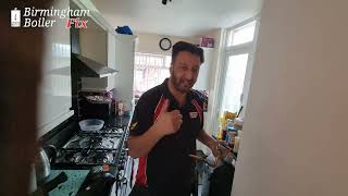 Vaillant fault code F29 boiler repair Birmingham UK Solihull no heating and hot water gas Engineer [upl. by Akemeuwkuhc]