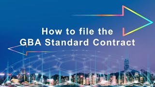 How to file the GBA Standard Contract [upl. by Lenka540]