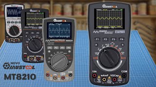 MT8210 a nova versão de multímetros com osciloscópio barato da Mustool [upl. by Libbi]