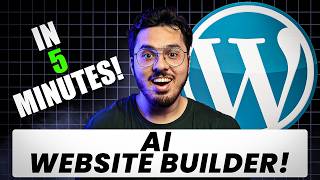 How to build a Website using Wordpress amp AI in 5 Minutes [upl. by Hijoung951]