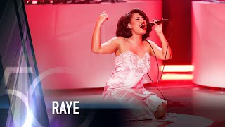 RAYE Performs quotIts A Mans Worldquot  AMAs 50th Anniversary Special [upl. by Orthman]