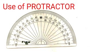 How to Use PROTRACTOR for marking Angles  Engineering Graphics  Practical Geometry [upl. by Arabelle218]