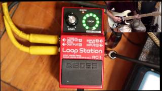 Boss RC1 in Stereo [upl. by Norry396]