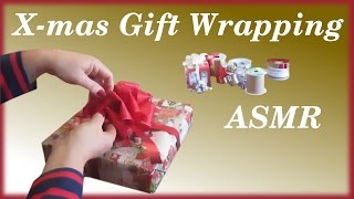 Christmas Gift Wrapping ASMR Bow Making [upl. by Abramo]