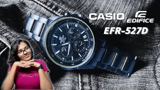 A Sleek Chronograph on a Budget CASIO Edifice EFR527D [upl. by Ahsenauj295]