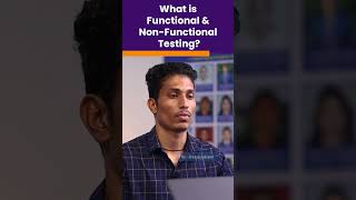 What is Functional amp NonFunctional Testing  Java Interview Question  shorts kiransir [upl. by Clarisa798]