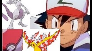 Ash Catches Mewtwo amp Moltres Pokemon Blue [upl. by Eanrahc]