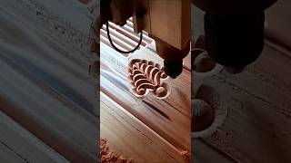 Wood Carving Decor cncwood woodworking wood cnc [upl. by Ioves544]