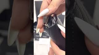 CASSANDRE SAINT LAURENT MATELASSÉ COMPACT ZIP AROUND WALLET GRAIN DE POUDRE EMBOSSED LEATHER UNBOX [upl. by Spillar360]