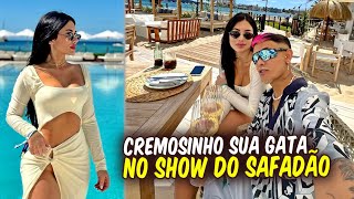 CREMOSINHO E SUA NAMORADA EM IBIZA NA ESPANHA NO SHOW DO WESLEY SAFADÃO 😂😂😂 SÓ RESENHA [upl. by Keenan357]