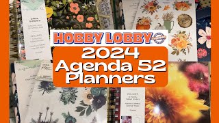 Lets Look at the 2024 Agenda 52 Planners amp more at Hobby Lobby yoyofinds [upl. by Nyrahs759]