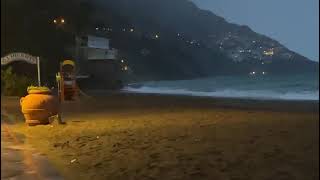 Pioggia e mare mosso a Positano [upl. by Woodford]