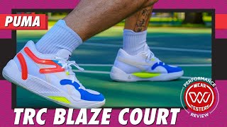 Puma TRC Blaze Court Performance Review [upl. by Pudens594]