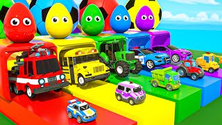 Color Balls amp Sing a Song  Wheels On the Bus Ten in the Bed  Baby Nursery Rhymes amp Kids Songs [upl. by Ecirehc]