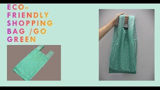 Ecofriendly shopping bagsave money and go green [upl. by Stoffel]