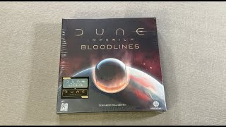 TDG Dune Imperium  Bloodlines unboxing with Ray [upl. by Vogele]