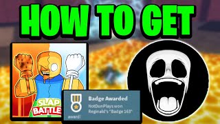 HOW TO GET SECRET REPRESSED MEMORIES BADGE in SLAP BATTLES in ROBLOX [upl. by Katerina225]