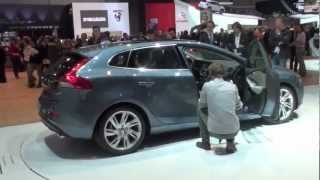 Volvo V40 Genève 2012 [upl. by Acireit]