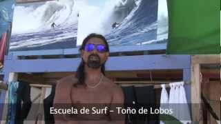 Toño presenta su Escuela de Surf en Punta de Lobos Pichliemu Chile [upl. by Merat75]