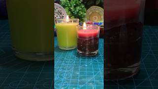 Story part 1 Reuse old waste candle wax in new glass jar for full story wait for part 2 [upl. by Marina]