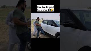 Mahindra xuv 3xo Ground Clearance  😪🤔 shorts viral car [upl. by Parsaye]