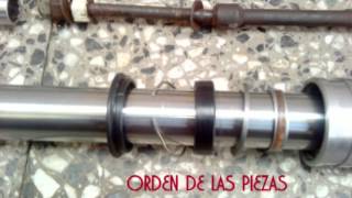 Cambio retenes suspension Yamaha DTR 200 XT 225 [upl. by Papotto]