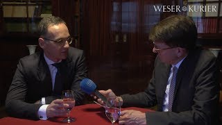 Bundesaußenminister Heiko Maas SPD im Interview [upl. by Blunt682]