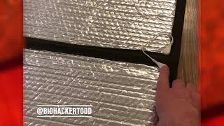 How to Use the Grounded Yoga Mat for Sauna Fix Tent BiohackerTodd [upl. by Schwing]