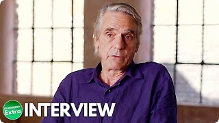 HOUSE OF GUCCI  Jeremy Irons quotRodolfo Gucciquot Onset Interview [upl. by Hosea508]