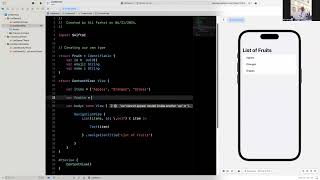 SwiftUI Using Lists Part 1 [upl. by Tamaru471]