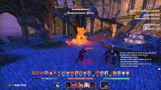 ESO  Magicka Nightblade PVE Build 1236k dps U40 PS5 [upl. by Almund]