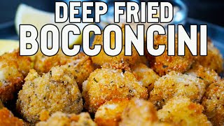 Deep Fried Bocconcini Fried Cheese [upl. by Ligriv364]