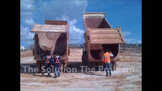 Hefest Minerals  Aplication of Slipcoat MRA™  Trucks [upl. by Adebayo938]