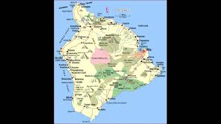 MAP OF HAWAII  THE BIG ISLAND [upl. by Ikram121]