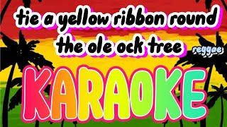 tie a yellow ribbon round the ole ock tree reggae karaoke cover👏👏👏👏👏 [upl. by Htiel]