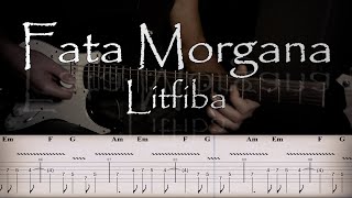 Fata Morgana  Litfiba  Full TAB  Guitar Cover  Tutorial [upl. by Kcirevam]