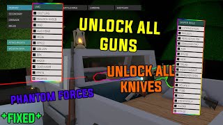 PASTEBIN 2022 ROBLOX PHANTOM FORCES UNLOCK ALL GUNSKNIVES SCRIPT  UNLOCK EVERTHING SCRIPT [upl. by Silva]