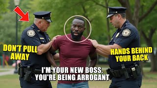 White Cops Record The Arrest Of A Black Man Not Realizing He Will Soon Be Their New Boss [upl. by Smallman]