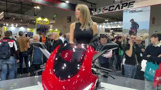 Moto Morini Corsaro Sport 750 2024 Walkaround EICMA 2023 [upl. by Primrose906]