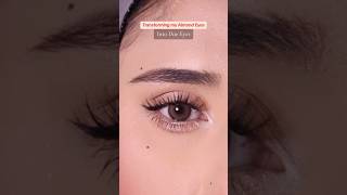 Transforming my Almond Eyes to Doe Eyes doeeyes makeupshorts makeuptutorial [upl. by Avie]