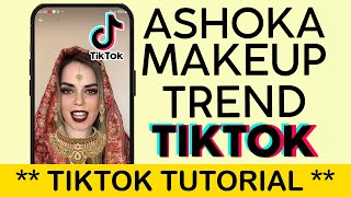 How to Create Asoka Transition Trend Video  Ashoka Makeup Trebd Transition TUTORIAL Tiktok 2024 [upl. by Kalvn]