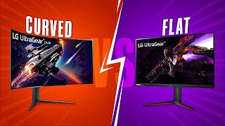 Curved Vs Flat Monitors  Which One to Buy [upl. by Elsy375]