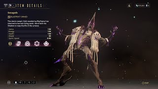 Warframe  Getting All Three Sevagoth Parts in a Row [upl. by Adnawat]