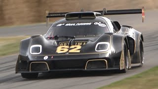 700hp Radford Type 622 Pikes Peak Hillclimb MONSTER  Jenson Button at Goodwood FOS 2023 [upl. by Ahsikram1]