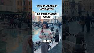 Day 9 of 100 Days of Hidden History The Secret of Piazza Navona hiddenhistory rome [upl. by Eve]