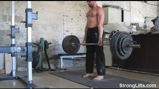 Mehdi From StrongLifts Deadlifting 400lb For Reps [upl. by Zicarelli]