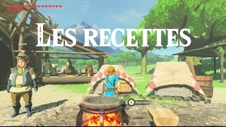 Nos meilleures recettes dans Zelda  Breath of the Wild coeur endurance froid chaleur [upl. by Novehc]